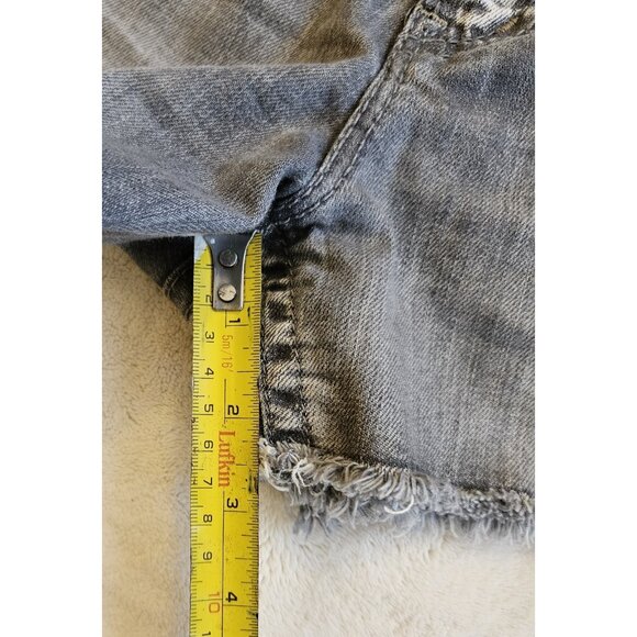 Silver Jeans Mid Rise Aiko Shorts Embroidered Stretch Denim Women's W29xL3 - Picture 12 of 12